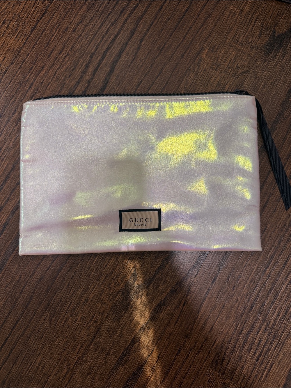 Gucci Iridescent Pink Cosmetic Pouch